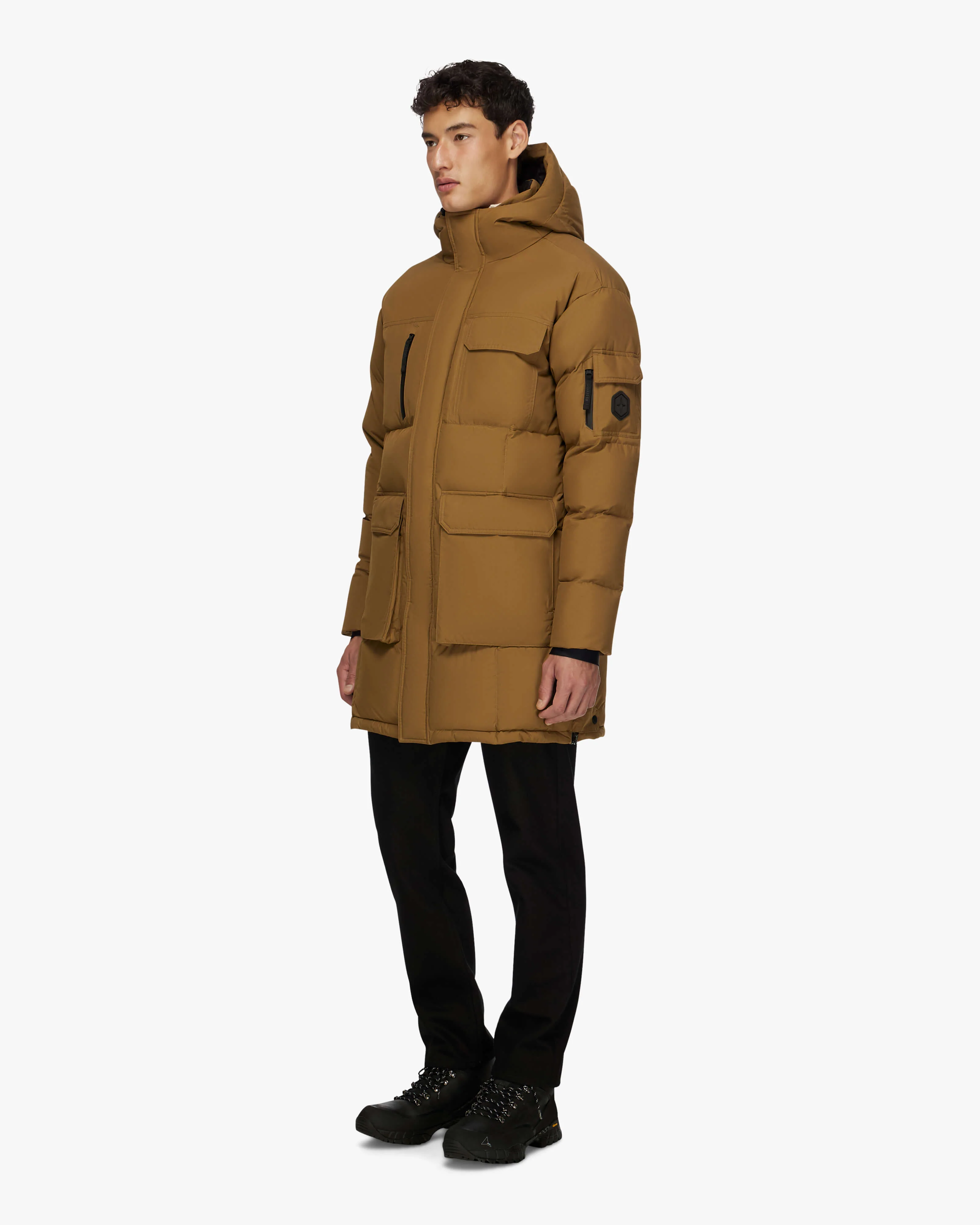 COMPASS | Hooded Recycled Down Winter Jacket - Image 14
