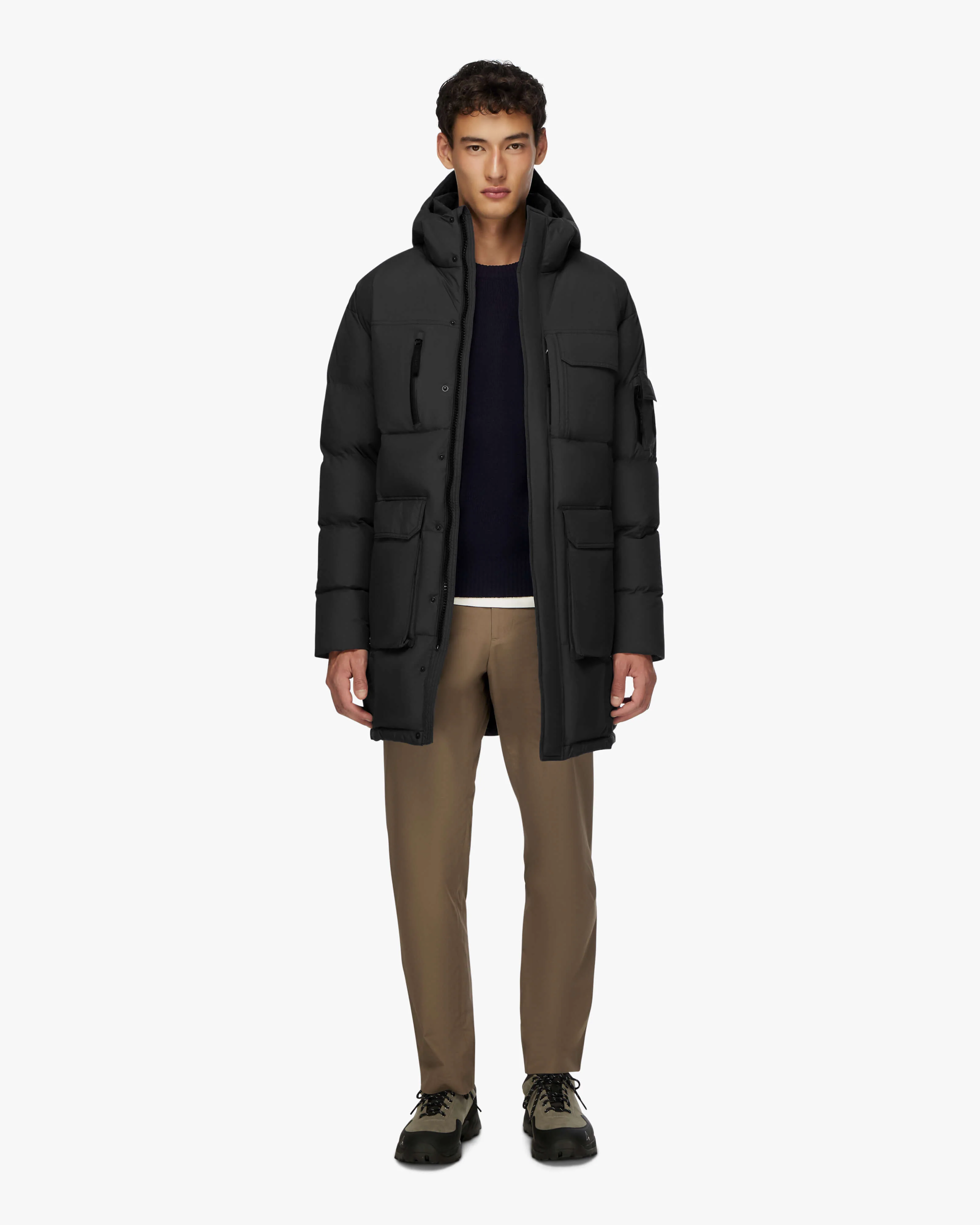 COMPASS | Hooded Recycled Down Winter Jacket - Image 27
